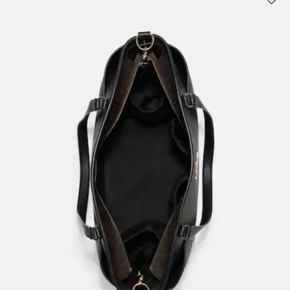 Coach Baby Diaper Bag in Signature Canvas Brown Black - Picture 6 of 6